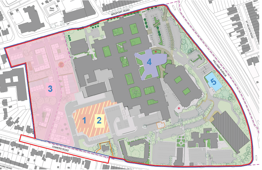 Hospital site plan
