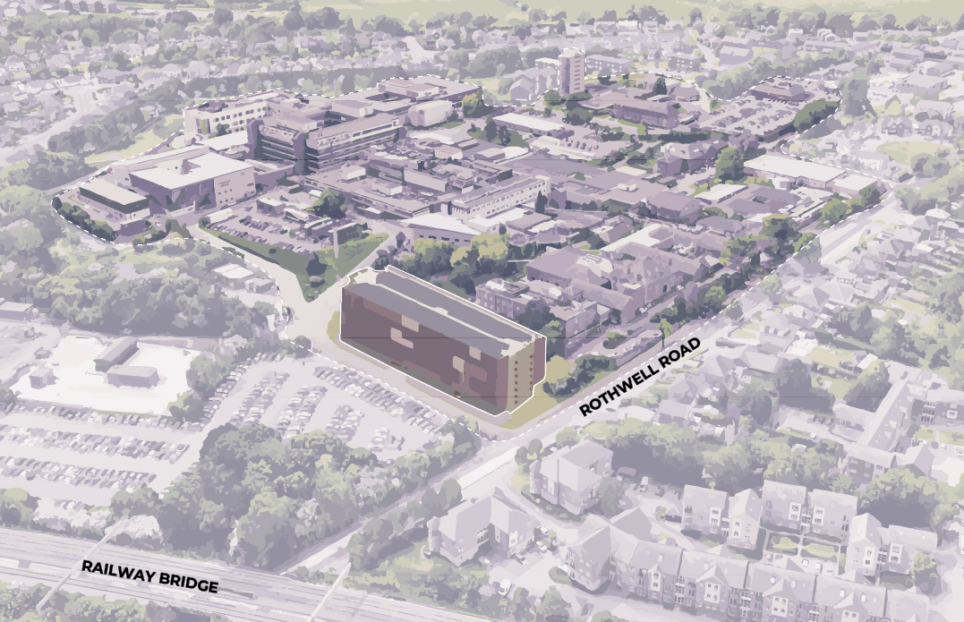 Site plan at Kettering