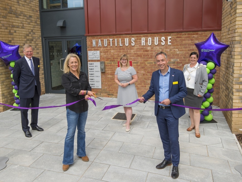 Yeovil Hospital celebrates official opening of new keyworker accommodation