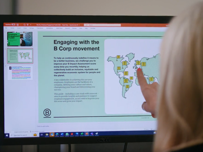 ‘Environment’ was the highest of our five individual impact scores in our B Corp Impact Report